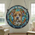 Border Terrier Memorial Stained Glass Effect Suncatcher